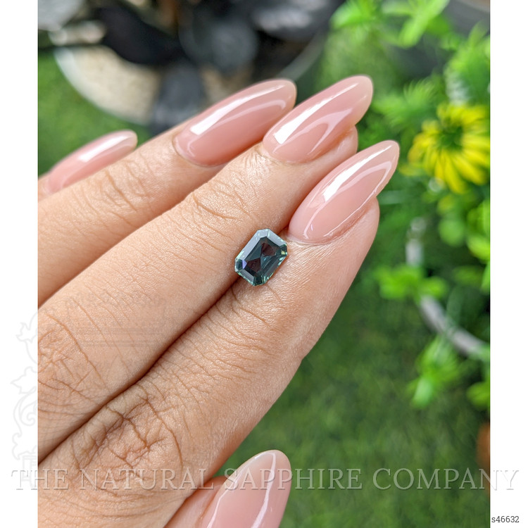 0.96 Ct. Bluish Green Sapphire from Tanzania
