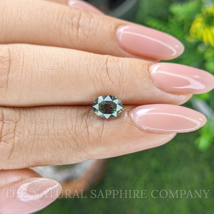 1.56 Ct. Brownish Green Sapphire from Tanzania