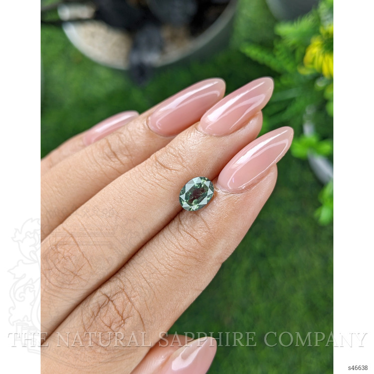 1.55 Ct. Bluish Green Sapphire from Tanzania