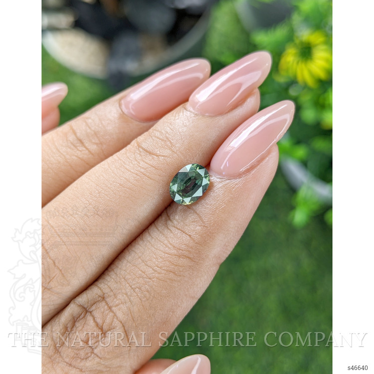 1.54 Ct. Bluish Green Sapphire from Tanzania