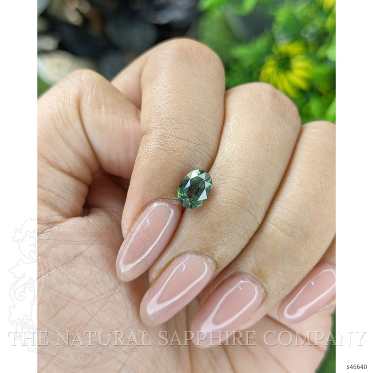 1.54 Ct. Bluish Green Sapphire from Tanzania