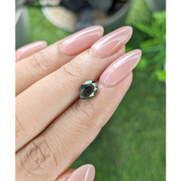 1.60 Ct. Yellowish Green Sapphire from Tanzania Life Style