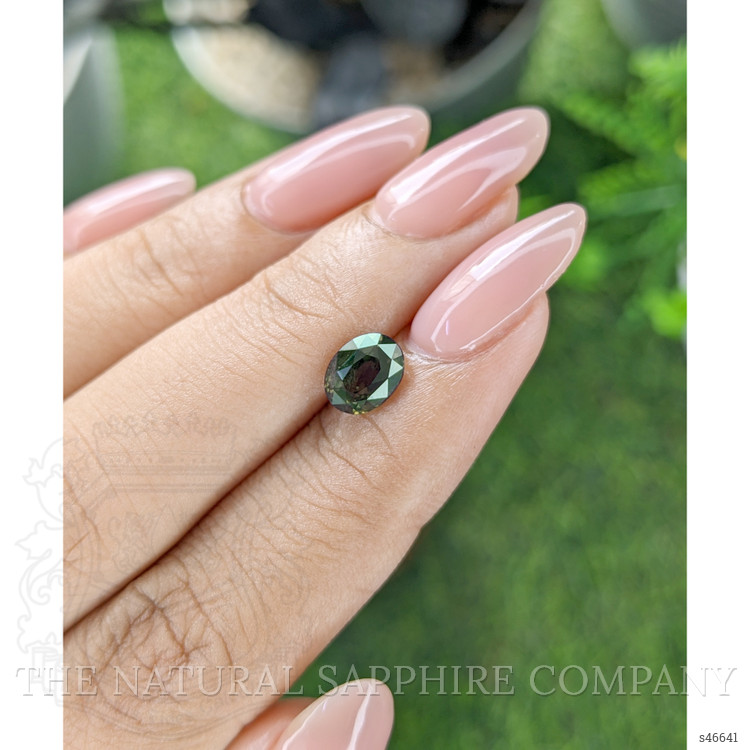 1.60 Ct. Yellowish Green Sapphire from Tanzania