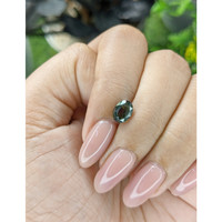 1.60 Ct. Yellowish Green Sapphire from Tanzania Life Style