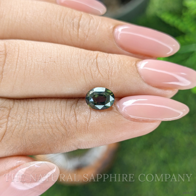 1.60 Ct. Yellowish Green Sapphire from Tanzania