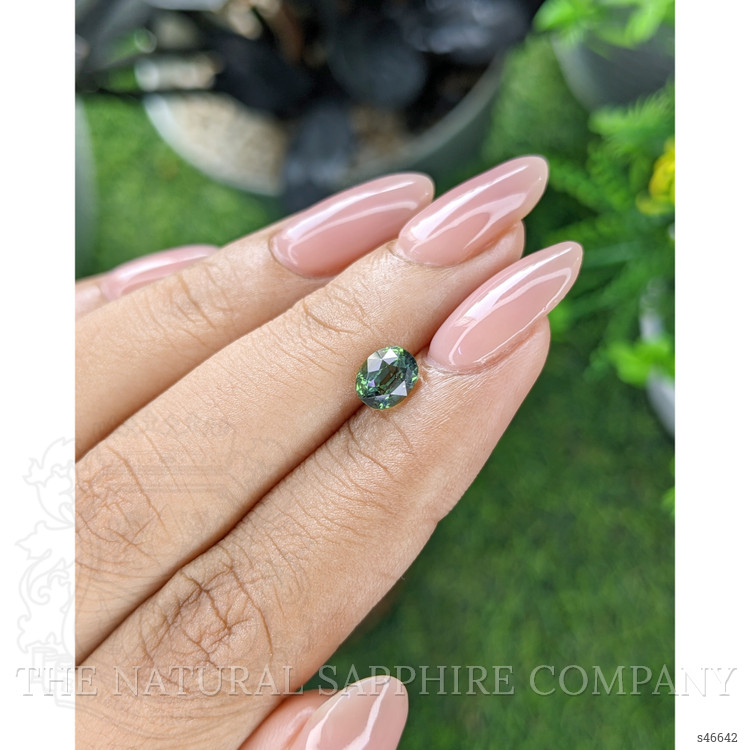 1.27 Ct. Green Sapphire from Tanzania