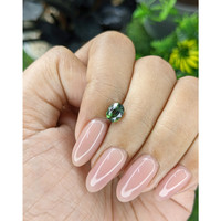 1.27 Ct. Green Sapphire from Tanzania Life Style