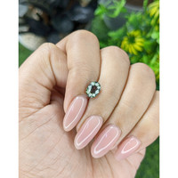 1.51 Ct. Green Sapphire from Tanzania Life Style