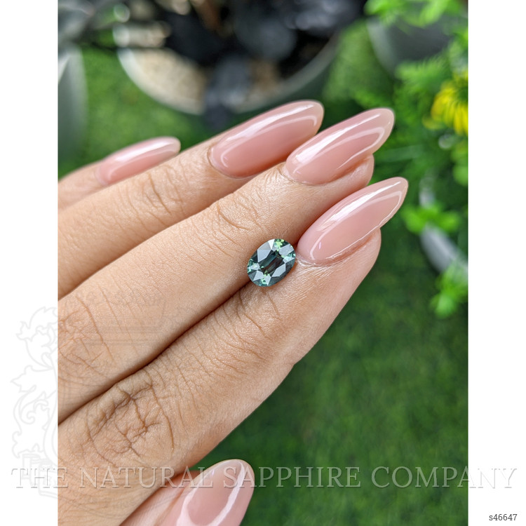 1.27 Ct. Bluish Green Sapphire from Tanzania