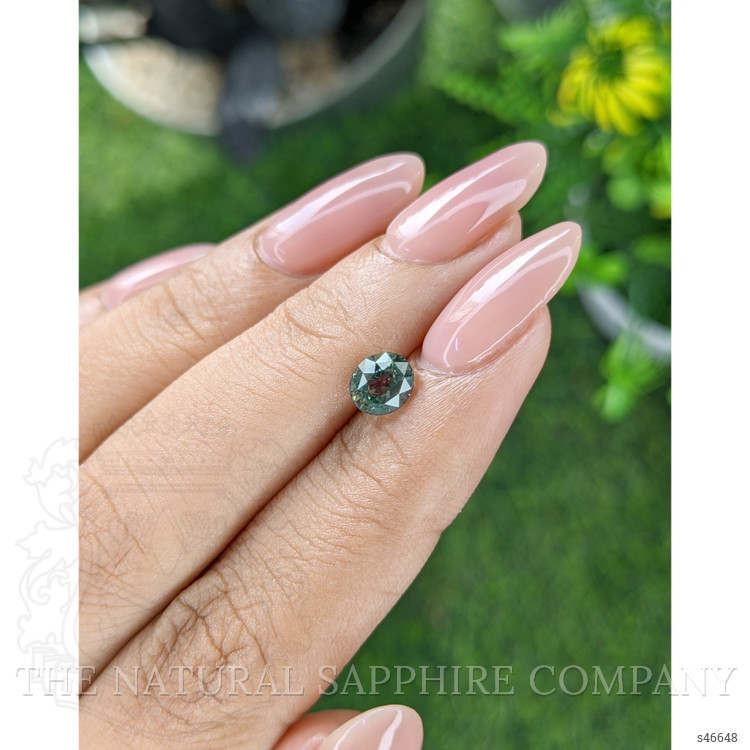 1.12 Ct. Bluish Green Sapphire from Tanzania