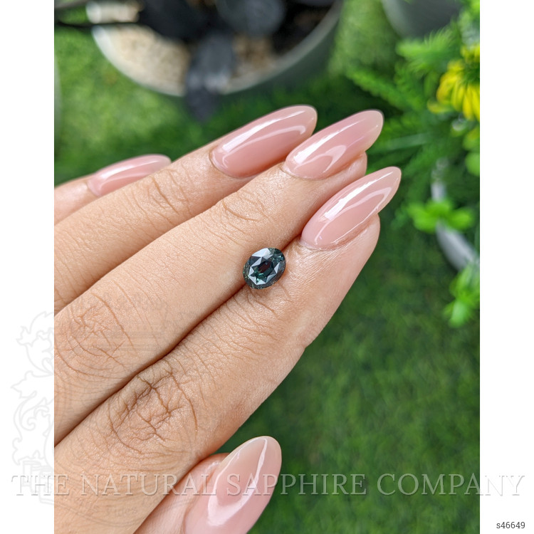 1.50 Ct. Bluish Green Sapphire from Tanzania