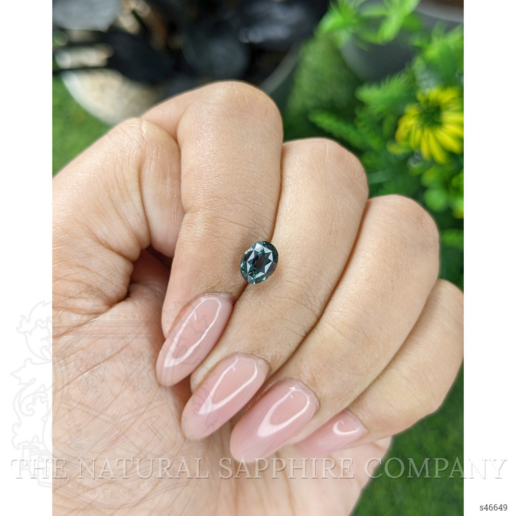 1.50 Ct. Bluish Green Sapphire from Tanzania