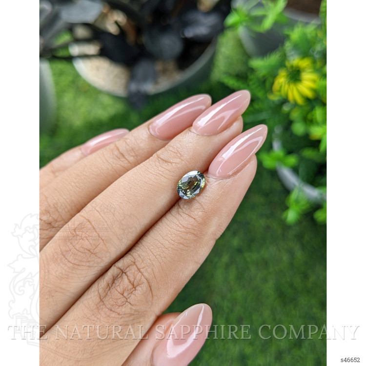 1.52 Ct. Yellowish Green Sapphire from Tanzania