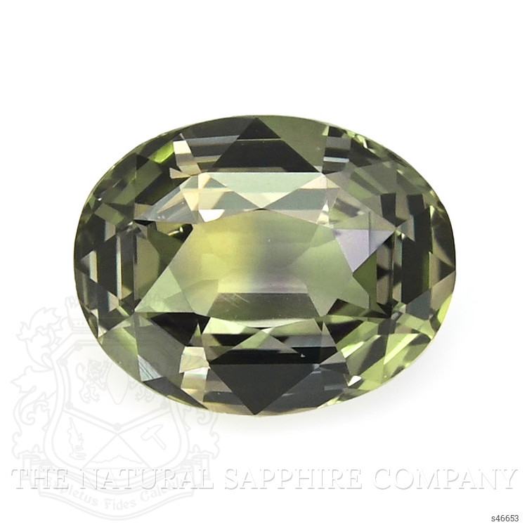 0.88 Ct. Yellowish Green Sapphire from Tanzania