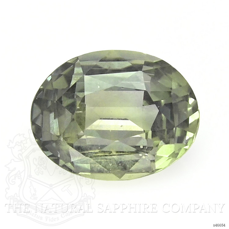 0.87 Ct. Yellowish Green Sapphire from Tanzania