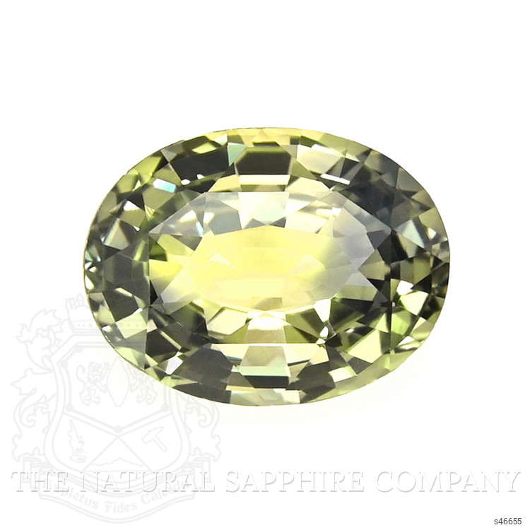 1.38 Ct. Yellowish Green Sapphire from Tanzania