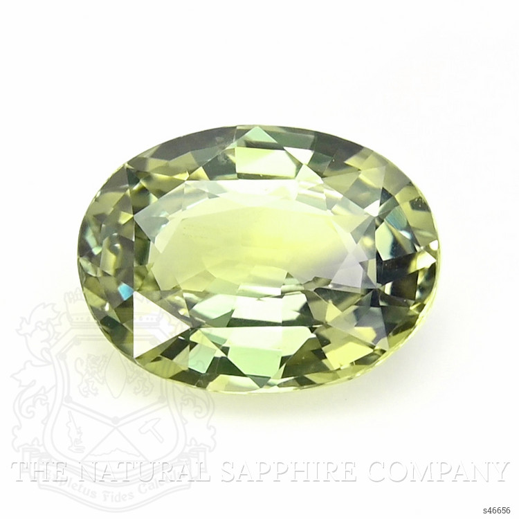 1.01 Ct. Yellowish Green Sapphire from Tanzania