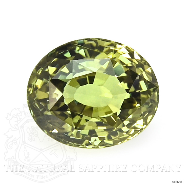 1.05 Ct. Yellowish Green Sapphire from Tanzania