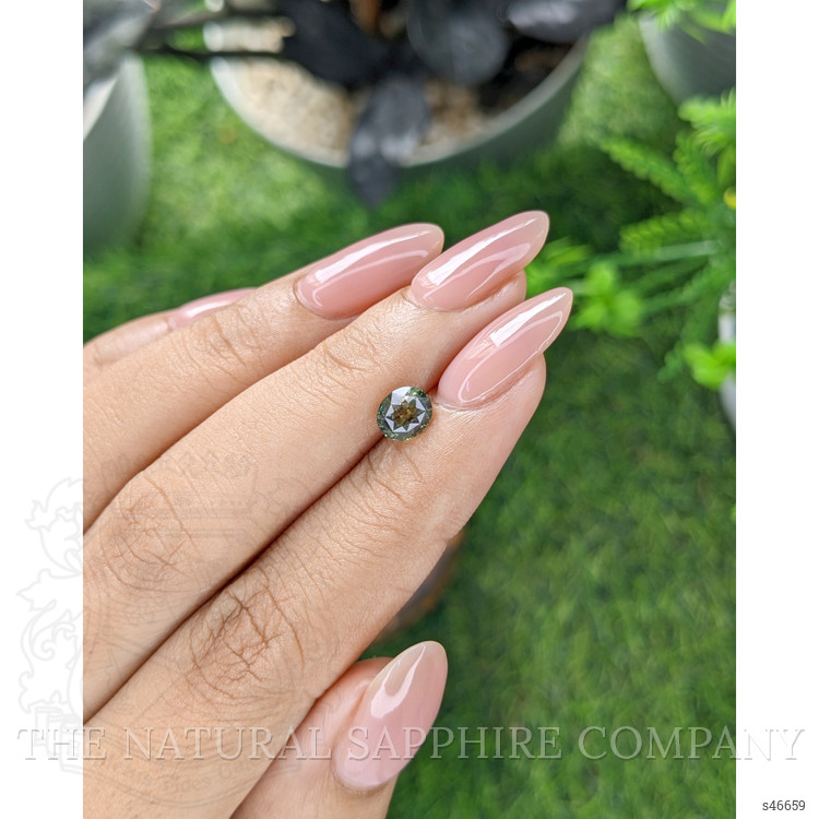 1.14 Ct. Yellowish Green Sapphire from Tanzania