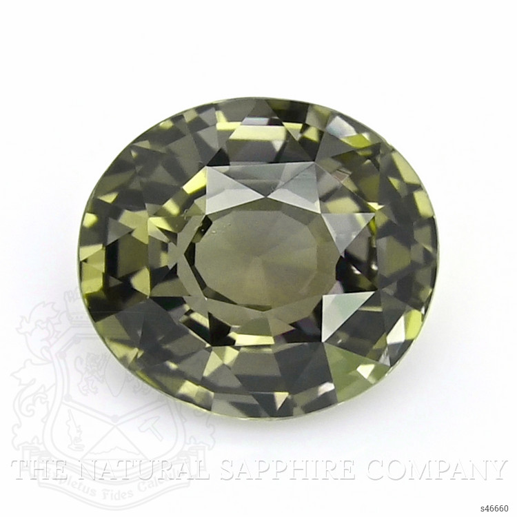 1.11 Ct. Yellowish Green Sapphire from Tanzania