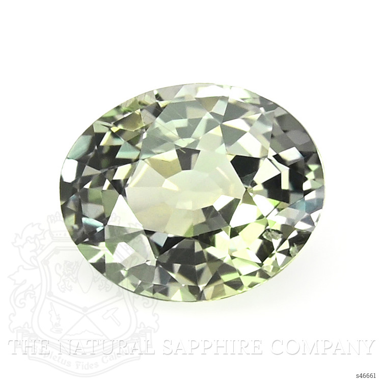 0.92 Ct. Yellowish Green Sapphire from Tanzania