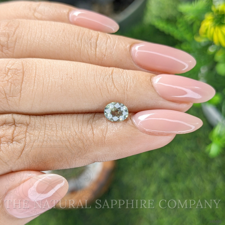 0.92 Ct. Yellowish Green Sapphire from Tanzania
