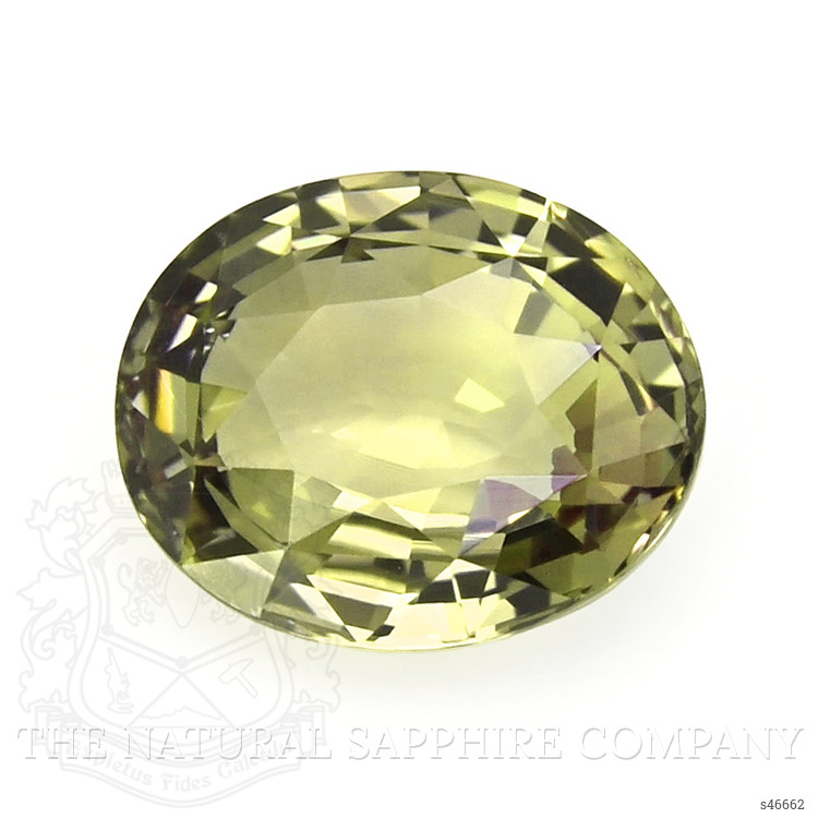 1.04 Ct. Yellowish Green Sapphire from Tanzania