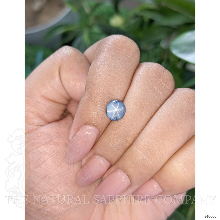 2.20 Ct. Greyish Blue Star Sapphire from Madagascar