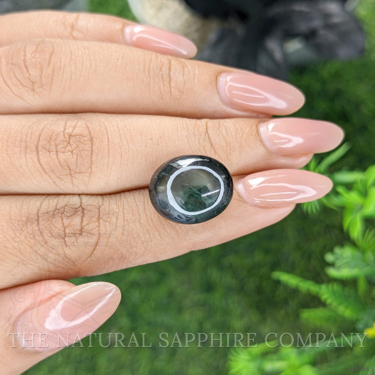 22.28 Ct. Greenish Blue Star Sapphire from Madagascar