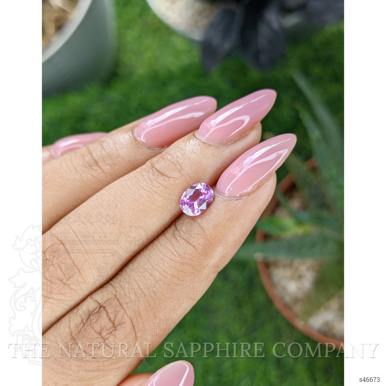 1.06 Ct. Pinkish Purple Sapphire from Madagascar