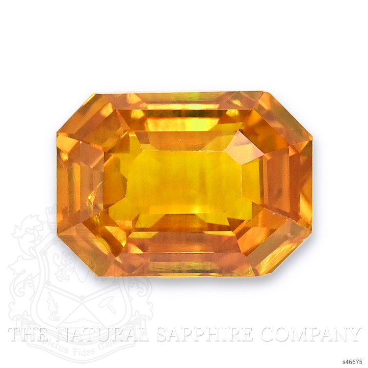 1.52 Ct. Yellowish Orange Sapphire from Ceylon (Sri Lanka)