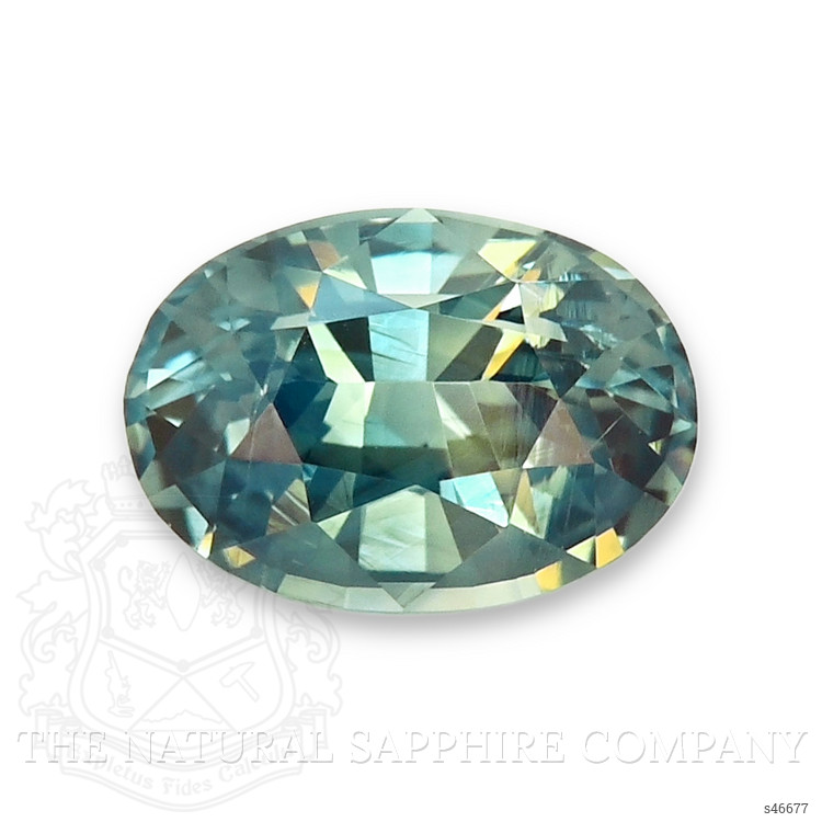 0.86 Ct. Bluish Green Sapphire from Madagascar