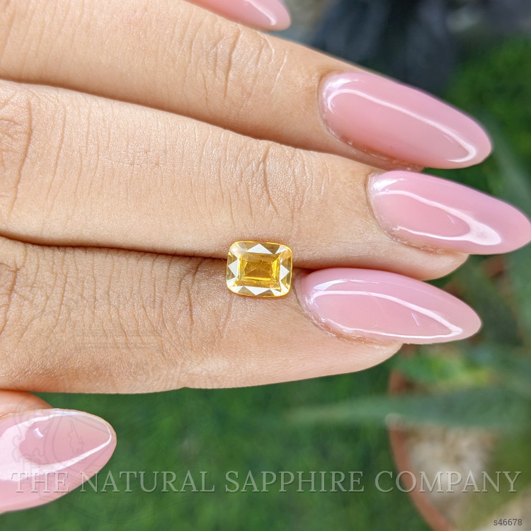 1.03 Ct. Yellow Sapphire from Ceylon (Sri Lanka)