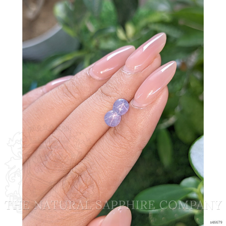2.83 Ct. Purple Star Sapphire from Ceylon (Sri Lanka)