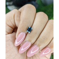 1.04 Ct. Greenish Blue Sapphire from Madagascar Life Style