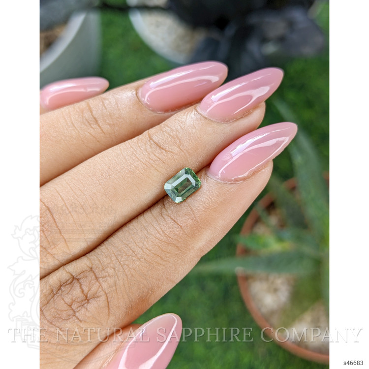 1.01 Ct. Bluish Green Sapphire from Madagascar