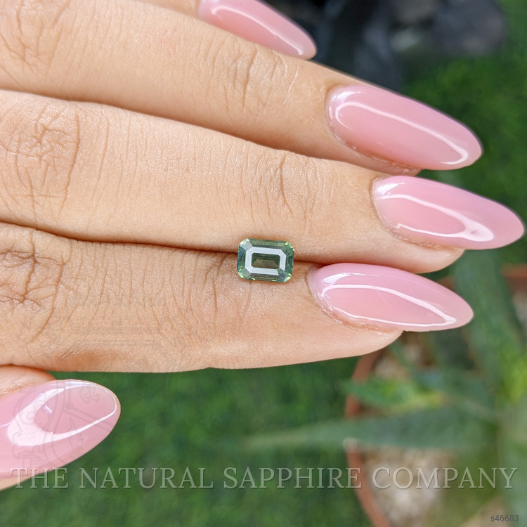 1.01 Ct. Bluish Green Sapphire from Madagascar
