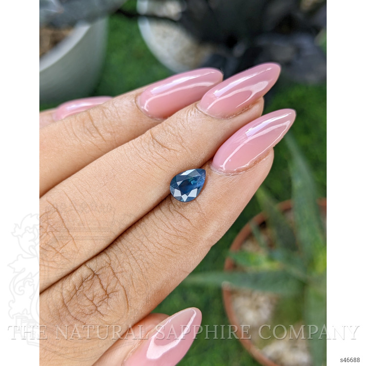 1.24 Ct. Greenish Blue Sapphire from Madagascar