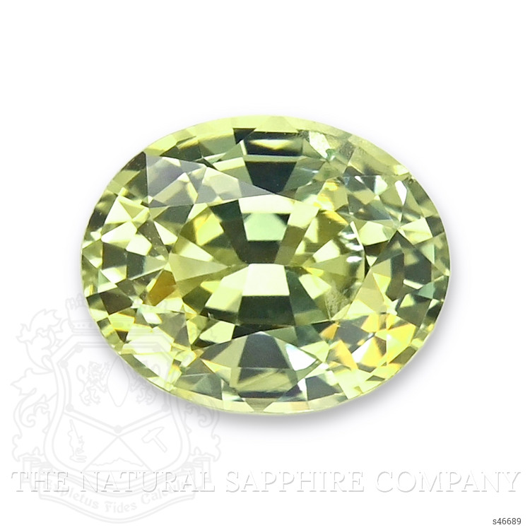 1.14 Ct. Yellowish Green Sapphire from Madagascar