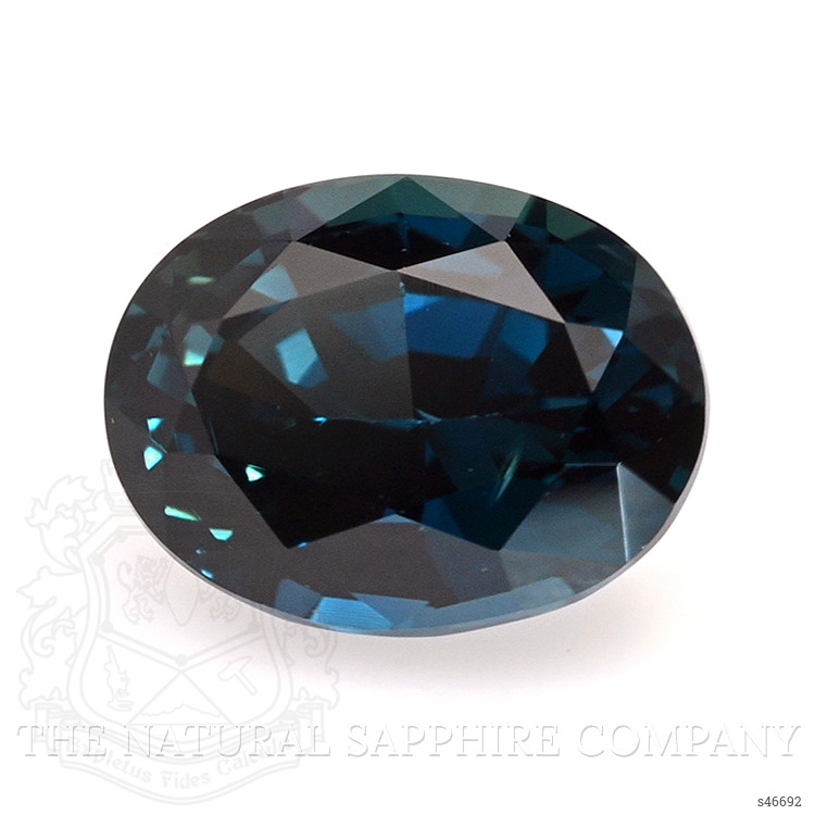 0.91 Ct. Greenish Blue Sapphire from Ceylon (Sri Lanka)