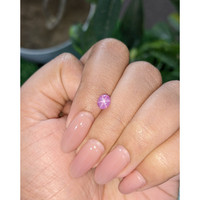 1.08 Ct. Pink Star Sapphire from Ceylon (Sri Lanka) Life Style