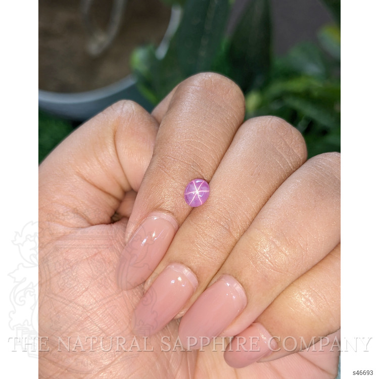 1.08 Ct. Pink Star Sapphire from Ceylon (Sri Lanka)