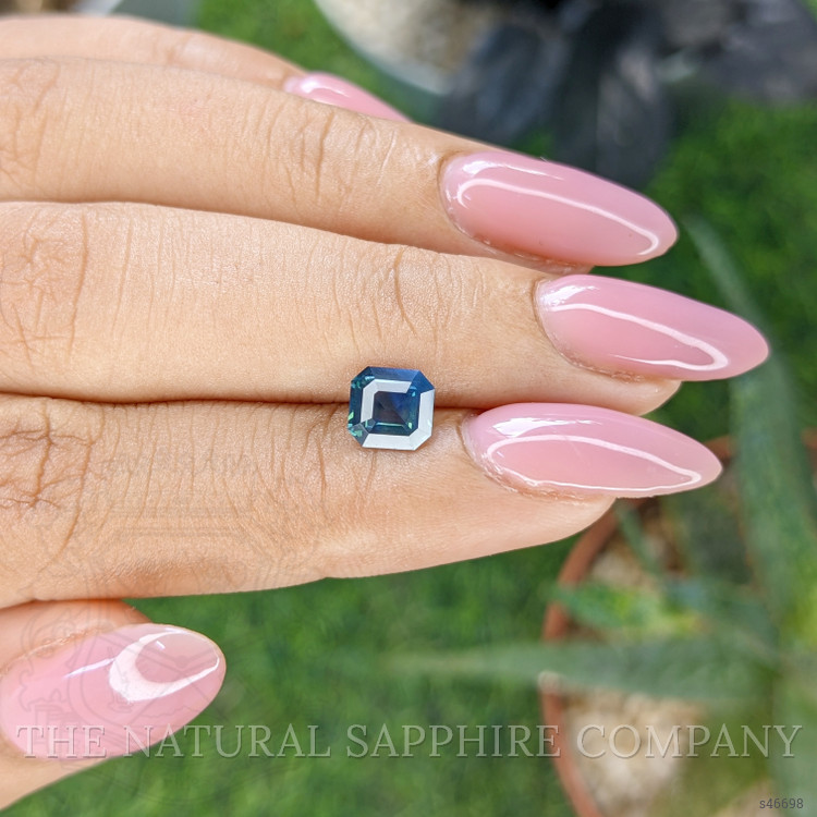 1.20 Ct. Greenish Blue Sapphire from Madagascar