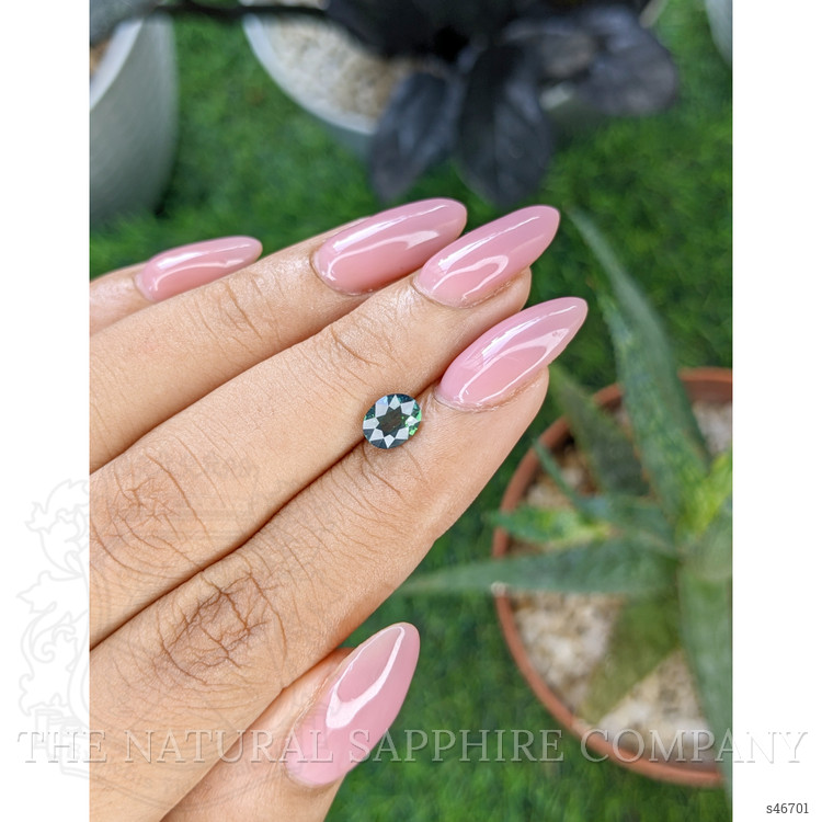 1.04 Ct. Bluish Green Sapphire from Madagascar