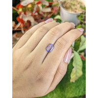 1.34 Ct. Bluish Purple Sapphire from Ceylon (Sri Lanka) Life Style