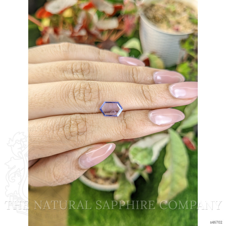 1.34 Ct. Bluish Purple Sapphire from Ceylon (Sri Lanka)