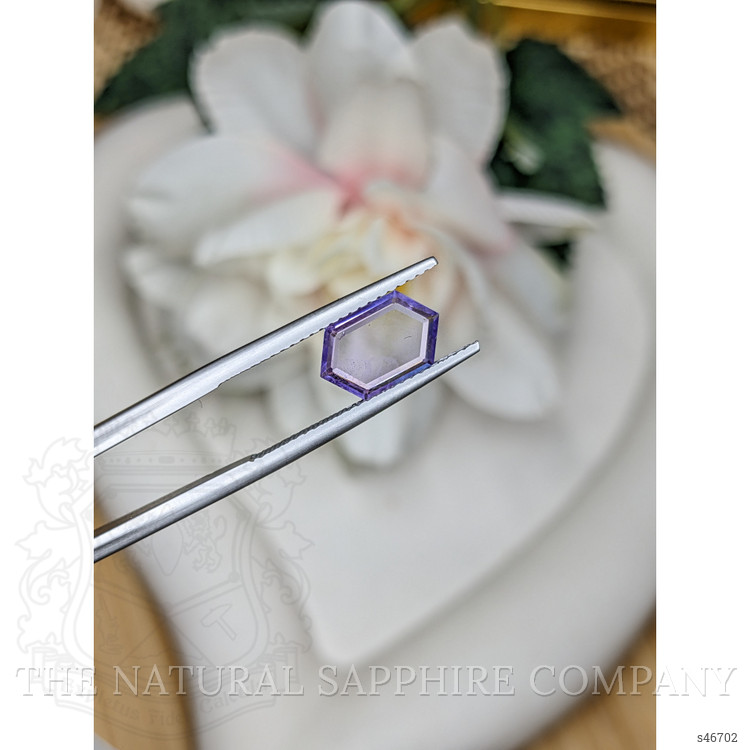 1.34 Ct. Bluish Purple Sapphire from Ceylon (Sri Lanka)
