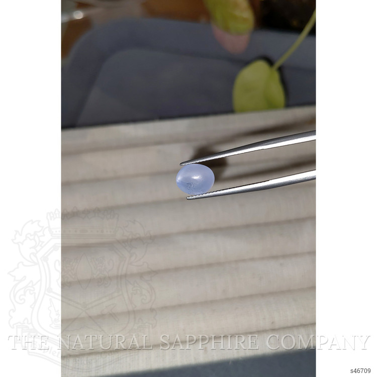 3.58 Ct. Greyish Blue Star Sapphire from Ceylon (Sri Lanka)