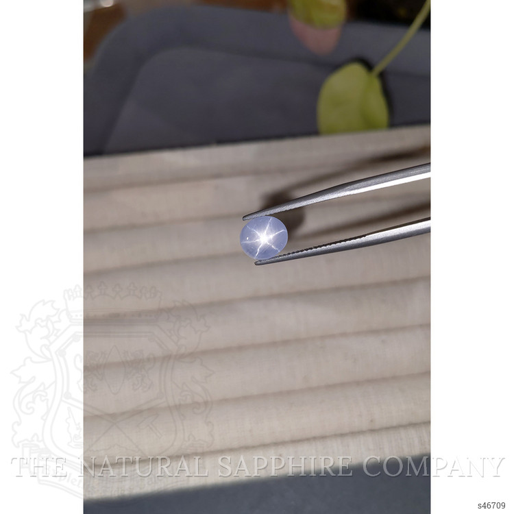 3.58 Ct. Greyish Blue Star Sapphire from Ceylon (Sri Lanka)