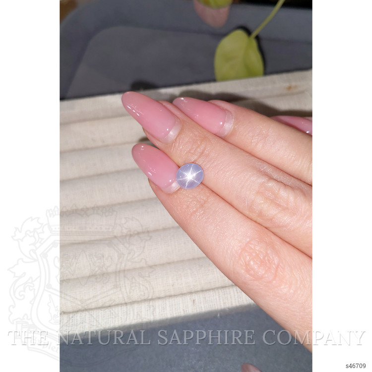 3.58 Ct. Greyish Blue Star Sapphire from Ceylon (Sri Lanka)